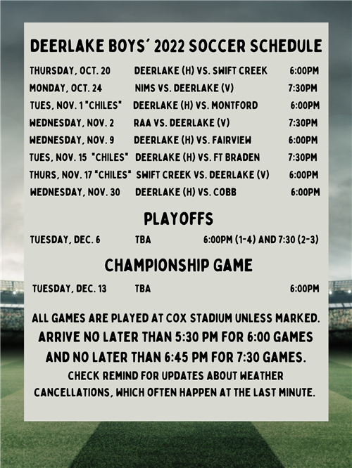 Schedule2022
